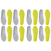 Runexlondon Latex Sport Insoles - High Elasticity Cushioning, Arch Support, Breathable, Lightweight Comfort for Sports and Daily Wear