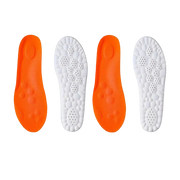 Runexlondon Latex Sport Insoles - High Elasticity Cushioning, Arch Support, Breathable, Lightweight Comfort for Sports and Daily Wear