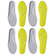 Runexlondon Latex Sport Insoles - High Elasticity Cushioning, Arch Support, Breathable, Lightweight Comfort for Sports and Daily Wear