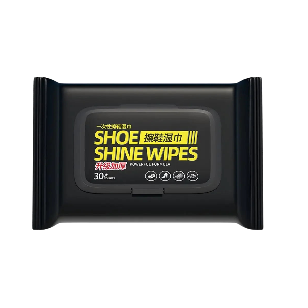 Runexlondon Shoe Cleaning Wipes - Disposable, Portable Instant Dirt Removal for Leather, Synthetic & Fabric Shoes, 12/30/80 PCS